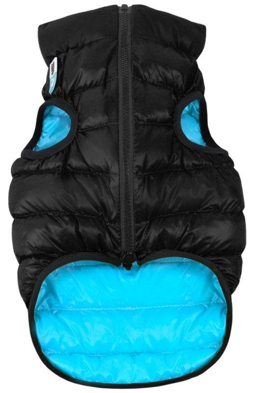 Collar (Коллар) AiryVest - Двусторонняя курточка для собак (черная/голубая) (XS25 (22-25 см)) в E-ZOO