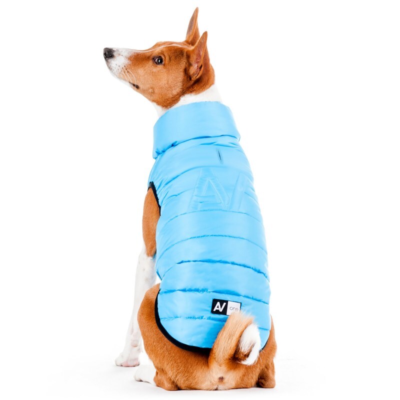 Collar (Коллар) AiryVest ONE - Одностороння курточка для собак (блакитна) (XS25 (22-25 см)) в E-ZOO