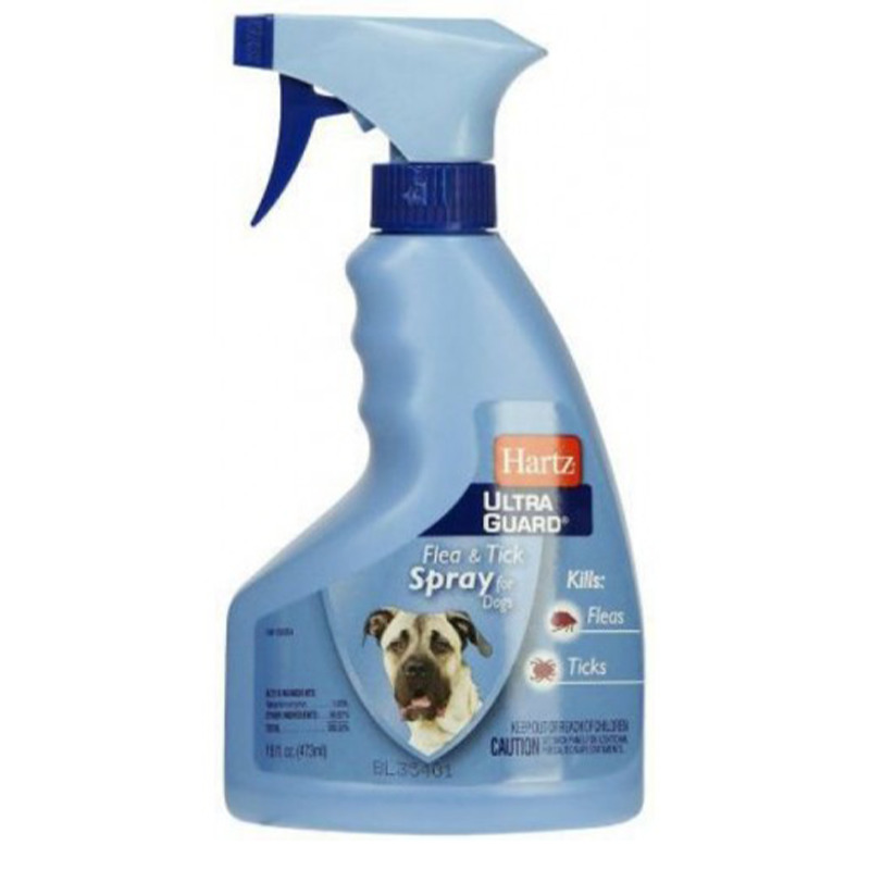 Hartz (Хартц) UltraGuard Flea&Tick Spray for Dogs - Спрей для собак от блох и клещей (473 мл) в E-ZOO