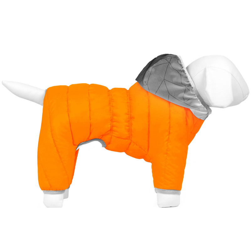 Collar (Коллар) AiryVest ONE - Утепленный комбинезон для собак (оранжевый) (S30 (27-30 см)) в E-ZOO
