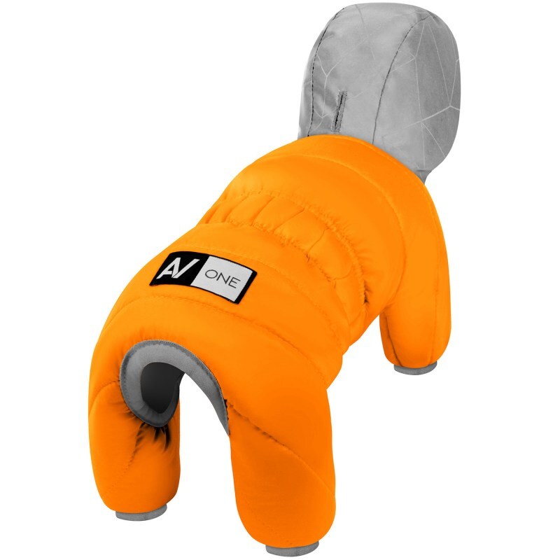 Collar (Коллар) AiryVest ONE - Утепленный комбинезон для собак (оранжевый) (S30 (27-30 см)) в E-ZOO