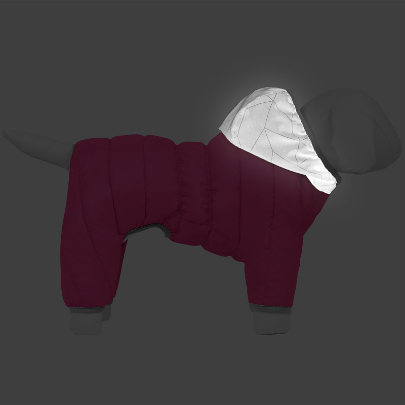 Collar (Коллар) AiryVest ONE - Утепленный комбинезон для собак (розовый) (S35 (32-35 см)) в E-ZOO