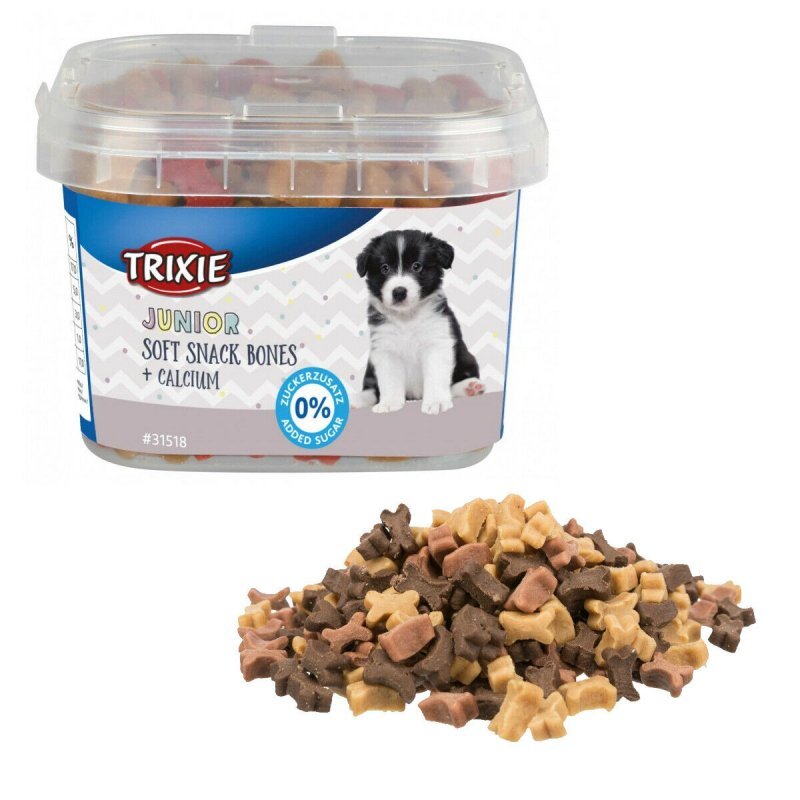 Trixie (Трикси) Junior Soft Snack Bones - Витаминизированное лакомство для щенков с кальцием (140 г) в E-ZOO