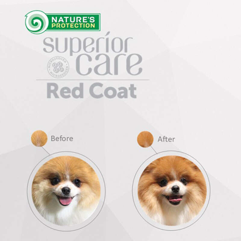 Nature's Protection (Нейчерес Протекшн) (Medium) Superior Care Red Coat Poultry Adult All breeds – Сухой корм с мясом птицы для взрослых собак всех пород с рыжим окрасом шерсти (1,5 кг) в E-ZOO