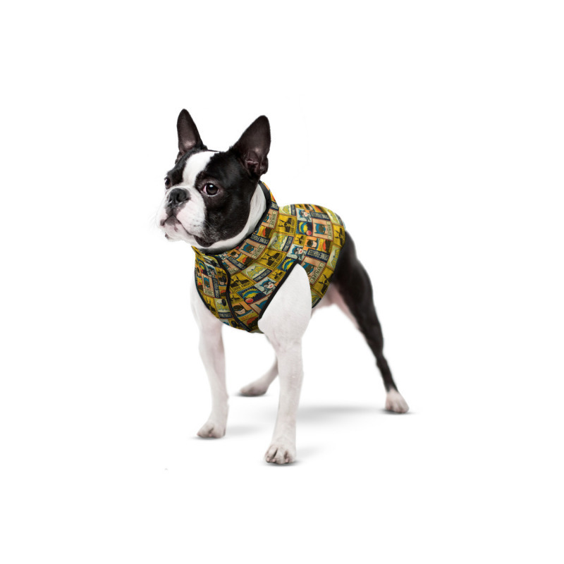 Collar (Коллар) WAUDOG Clothes - Курточка для собак з малюнком "Бетмен вінтаж" (L55 (50-55 см)) в E-ZOO