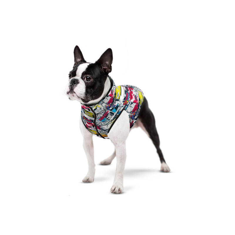 Collar (Коллар) WAUDOG Clothes - Курточка для собак с рисунком "Супермен комикс" (L55 (50-55 см)) в E-ZOO