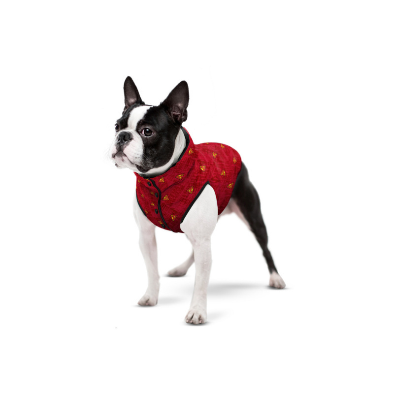 Collar (Коллар) WAUDOG Clothes - Курточка для собак с рисунком "Супермен красный" (M47 (44-47 см)) в E-ZOO
