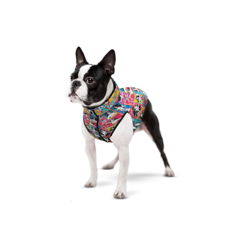 Collar (Коллар) WAUDOG Clothes - Курточка для собак с рисунком "Чудо-женщина комикс" (S40 (37-40 см)) в E-ZOO