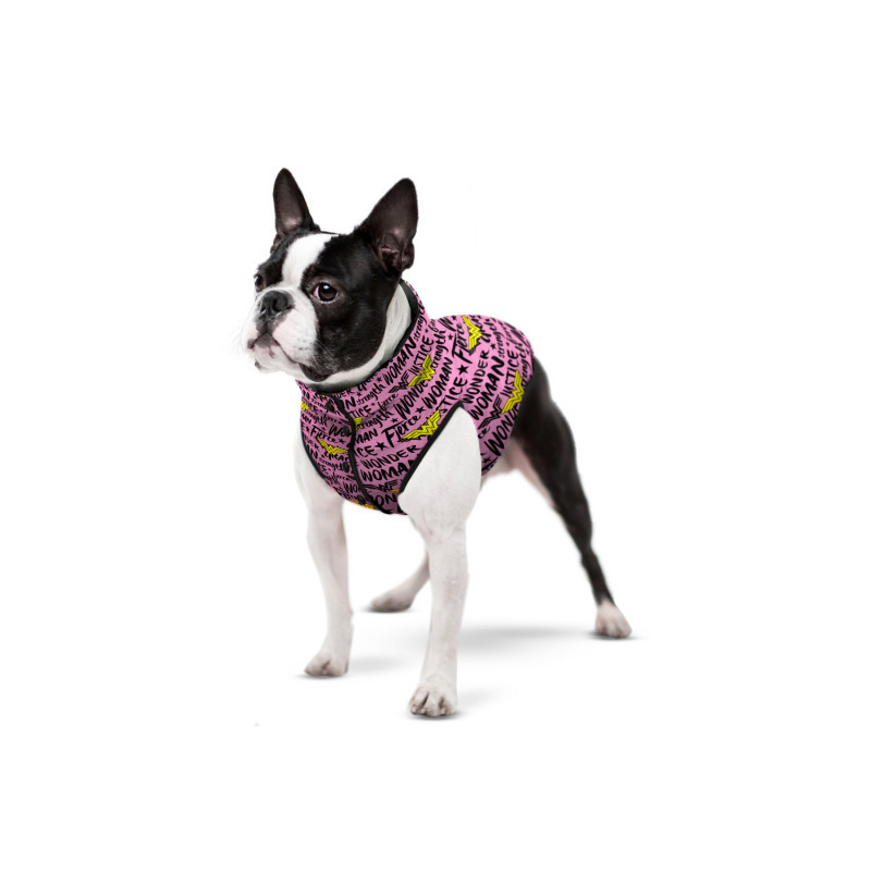 Collar (Коллар) WAUDOG Clothes - Курточка для собак с рисунком "Чудо-женщина в розовом" (L55 (50-55 см)) в E-ZOO