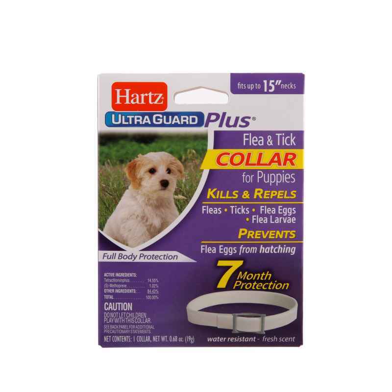 Hartz (Хартц) UltraGuard Plus Flea&Tick Collar for Puppies - Ошейник для щенков с дополнительной защитой от яиц и личинок - Фото 3