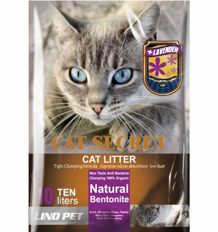 Tiger Pet (Тайгер Пет) Cat Secret Bentonite Litter Lavander – Бентонитовый наполнитель для кошачьего туалета с ароматом лаванды (5 л) в E-ZOO