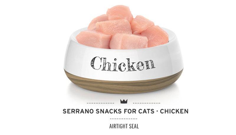 Mediterranean Natural (Медитераниан Натурал) Serrano Snacks Chicken – Натуральное лакомство с курицей для котов, способствующее выведению комочков шерсти из ЖКТ (50 г) в E-ZOO