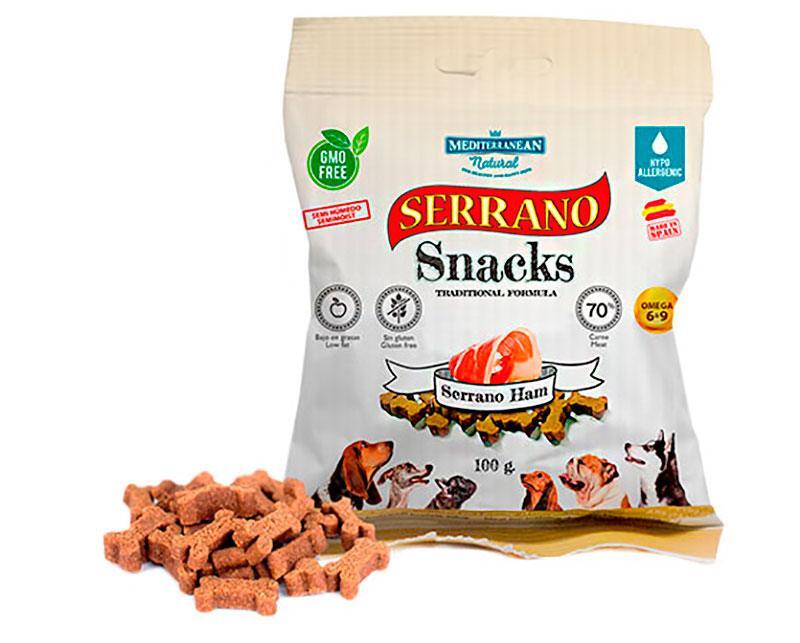 Mediterranean Natural (Медитераниан Натурал) Serrano Snacks Ham – Натуральное лакомство с хамоном для собак (100 г) в E-ZOO