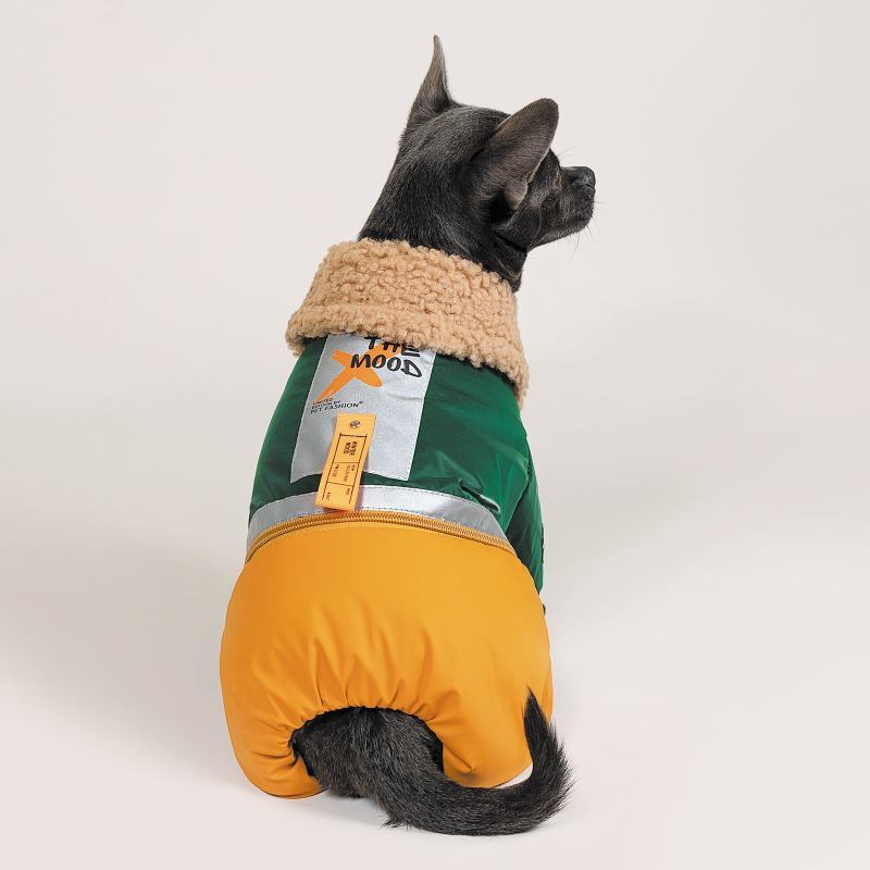 Pet Fashion (Пет Фешн) The Mood Joy - Костюм для собак (зеленый/желтый) (XS (23-26 см)) в E-ZOO