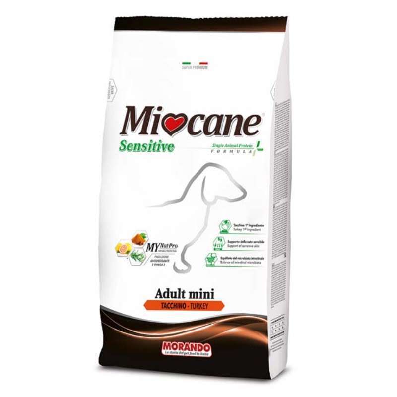 MioCane (Міокане) Adult Mini Sensitive Monoprotein with Turkey - Сухий монопротеїновий корм з індичкою для дорослих собак мініатюрних і малих порід (10 кг) в E-ZOO