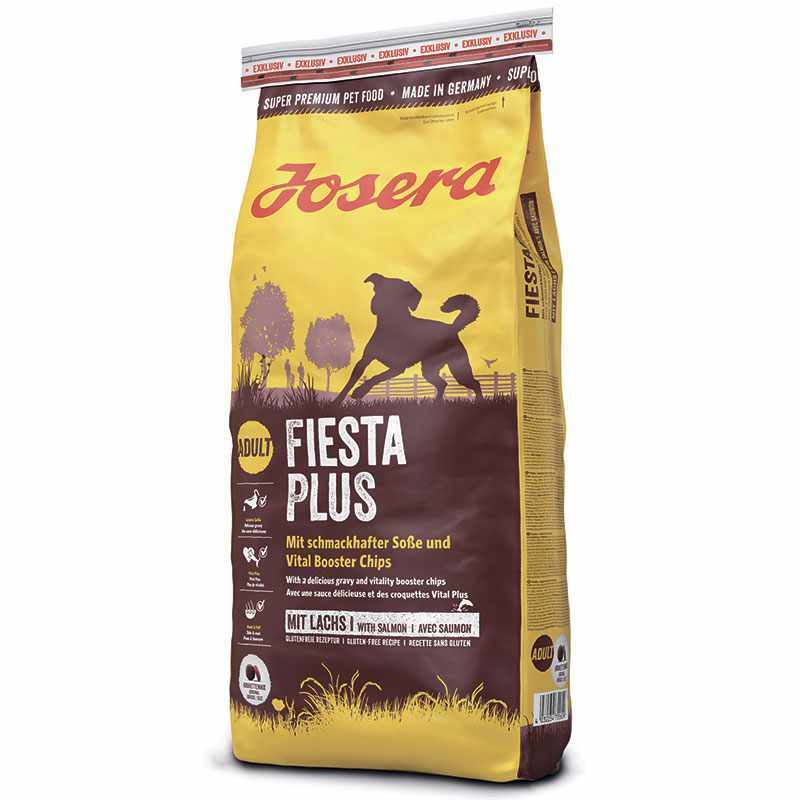 Josera (Йозера) FiestaPlus – Сухий корм з лососем і домашньою птицею для собак (900 г) в E-ZOO