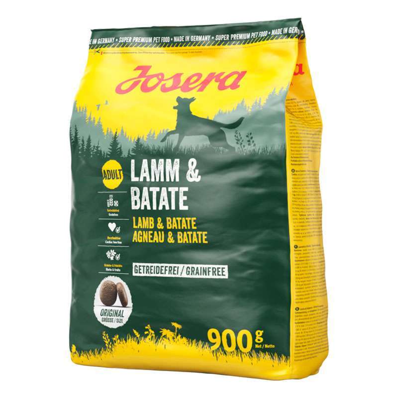 Josera (Йозера) Lamm&Batate – Сухой беззерновой корм с ягнёнком и бататом для собак (900 г) в E-ZOO