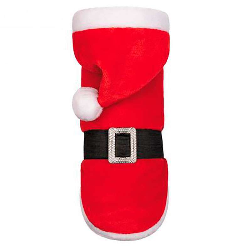 Pet Fashion (Пет Фешн) Santa – Новогодняя попона Санта (красная) (M (33-36 см)) в E-ZOO
