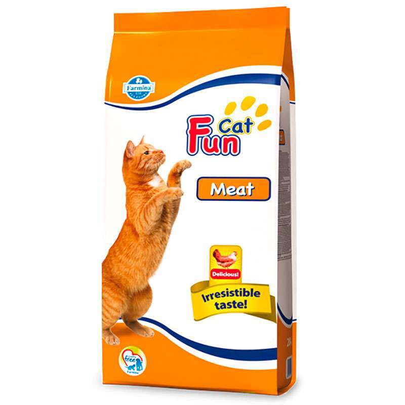Farmina (Фарміна) Fun Cat Meat – Сухий корм з куркою для котів з нормальним рівнем фізичної активності (20 кг) в E-ZOO