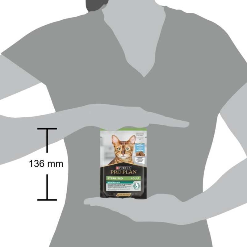 Purina Pro Plan (Пурина Про План) Sterilised Nutrisavour Mousse - Влажный корм с треской для взрослых стерилизованых котов (кусочки в паштете) (75 г) в E-ZOO