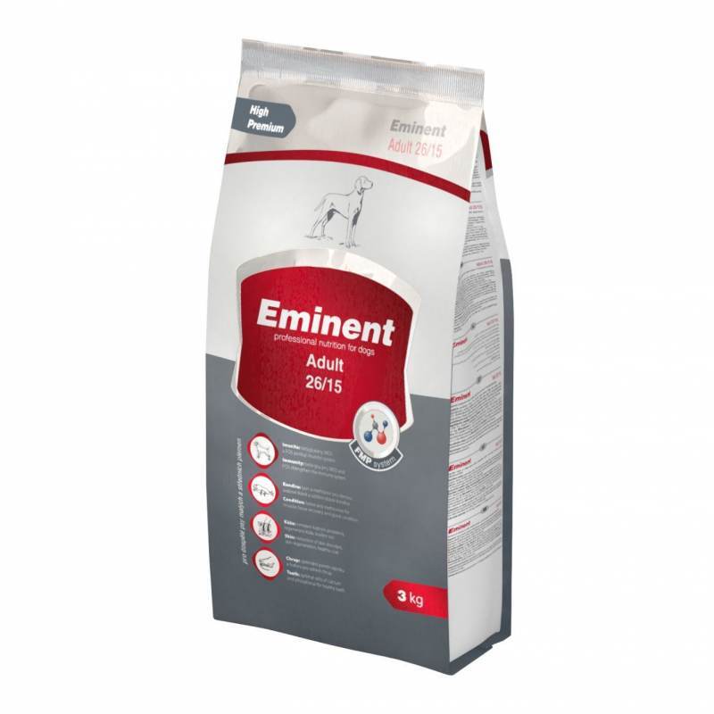 Eminent (Эминент) Adult 26/15 - Полнорационный корм с курицей для взрослых собак мелких и средних пород (3 кг) в E-ZOO