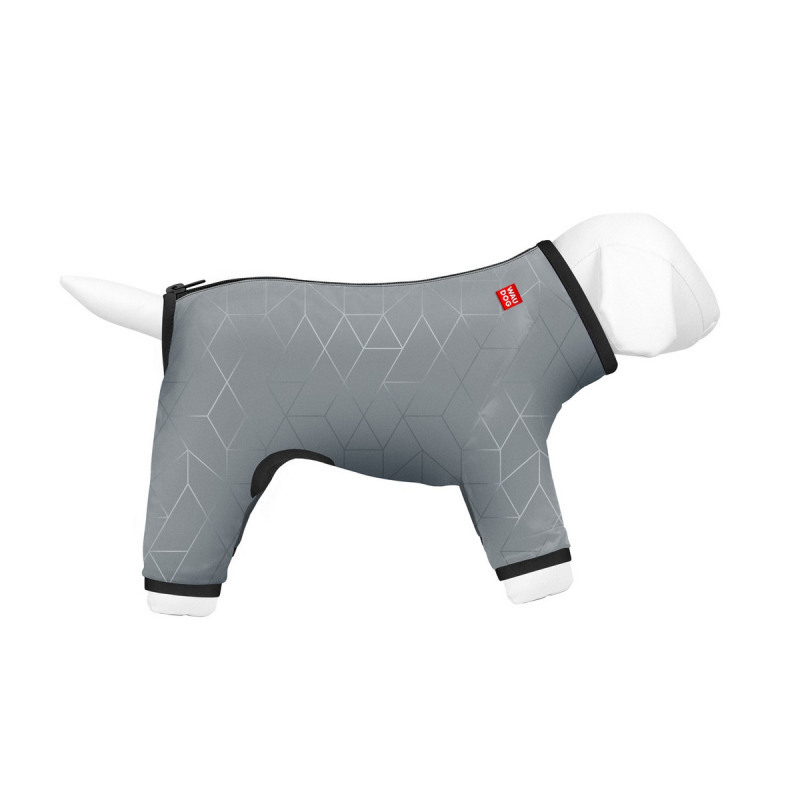Collar (Коллар) WAUDOG Clothes - Дощовик для собак світловідбиваючий (сірий) (L50 (47-50 см)) в E-ZOO