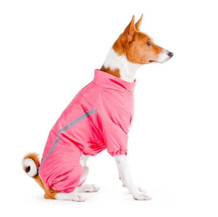 Collar (Коллар) Теремок - Дождевик для собак (розовый) (S35 (32-35 см)) в E-ZOO