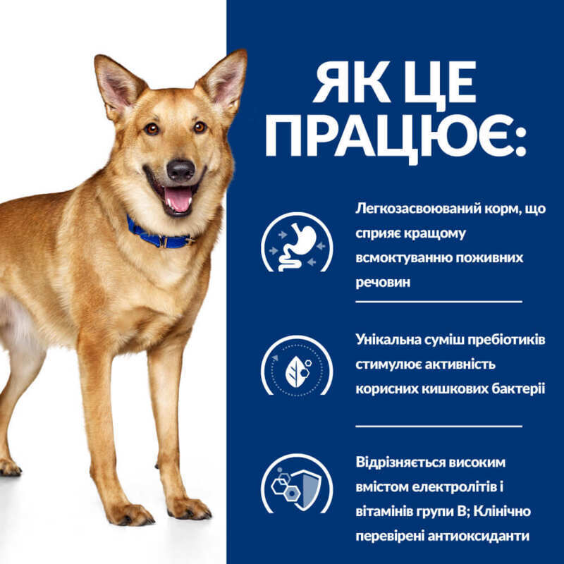 Hill's (Хіллс) Prescription Diet i/d Digestive (ActivBiome+)- Корм-дієта для собак з куркою та інноваційною сумішшю пребіотичних харчових волокон, підтримка здоров'я ШКТ (1,5 кг) в E-ZOO