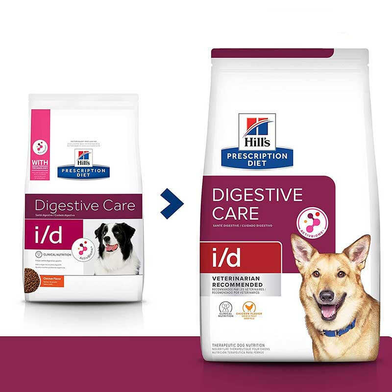 Hill's (Хиллс) Prescription Diet i/d Digestive Care (ActivBiome+) - Корм-диета для собак с курицей и инновационной смесью пребиотических пищевых волокон, поддержание здоровья ЖКТ (1,5 кг) в E-ZOO