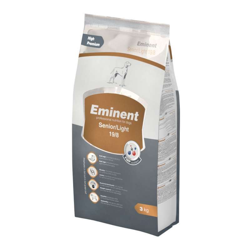 Eminent (Емінент) Senior/Light 19/8 - Повнораціонний корм з куркою для пожилых собак и собак с избыточным весом (3 кг) в E-ZOO