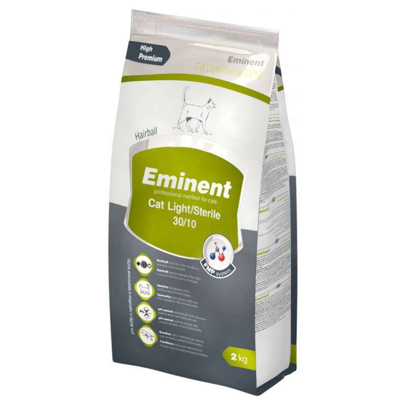 Eminent (Эминент) Cat Light/Sterile 30/10 - Полнорационный корм с курицей для кошек с избыточным весом и кастрированных кошек (2 кг) в E-ZOO