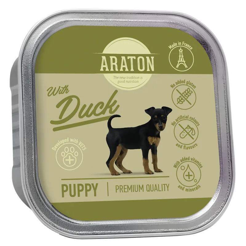 Araton (Аратон) Puppy with Duck - Вологий корм з качкою для цуценят (150 г) в E-ZOO
