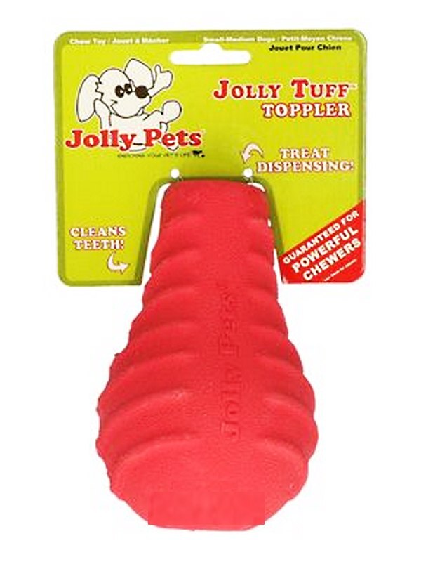 Jolly Pets (Джоллі Петс) TUFF TOPPLER - Іграшка для ласощів Тафф Топлер для собак (12,5 см) в E-ZOO