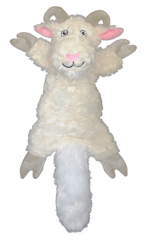 Jolly Pets (Джолли Пэтс) FAT TAIL Goat Bili – Игрушка-пищалка Козлик Били для собак (18 см) в E-ZOO