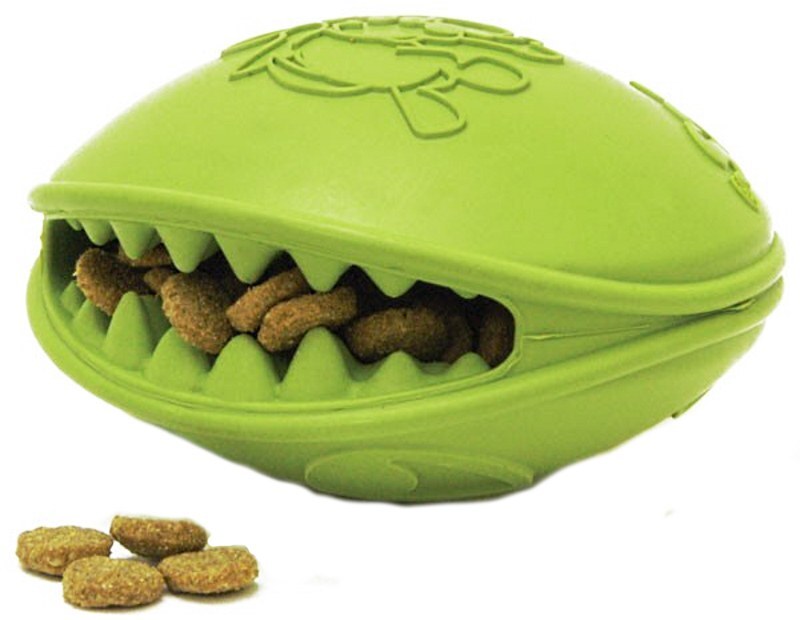 Jolly Pets (Джоллі Петс) MONSTER MOUTH – Іграшка м'яч для ласощів Зубастий Монстр для собак (7,5 см) в E-ZOO