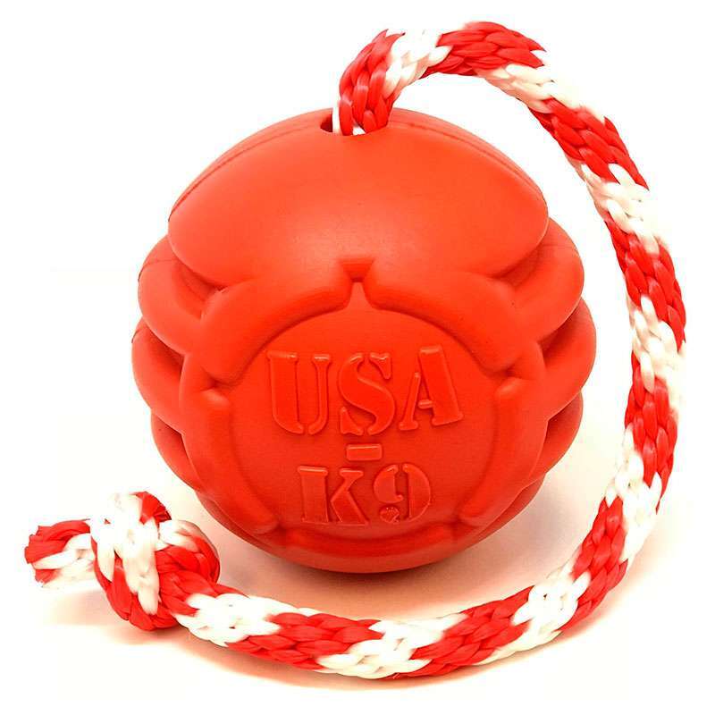 SodaPup (Сода Пап) USA-K9 Stars and Stripes Ultra – Жевательная игрушка-диспенсер USA-K9 для лакомств из суперпрочного материала для собак (M) в E-ZOO