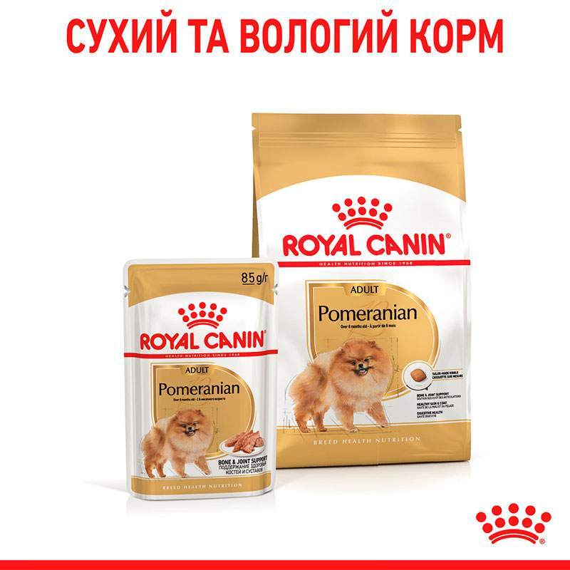 Royal Canin (Роял Канин) Pomeranian Adult – Сухой корм с птицей для взрослых собак породы Померанский шпиц (500 г) в E-ZOO