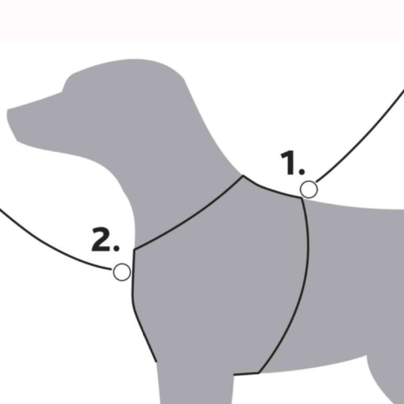 Trixie (Тріксі) Premium Trekking - Шлея нейлонова для собак з м'якою оббивкою (M/53-64 см) в E-ZOO