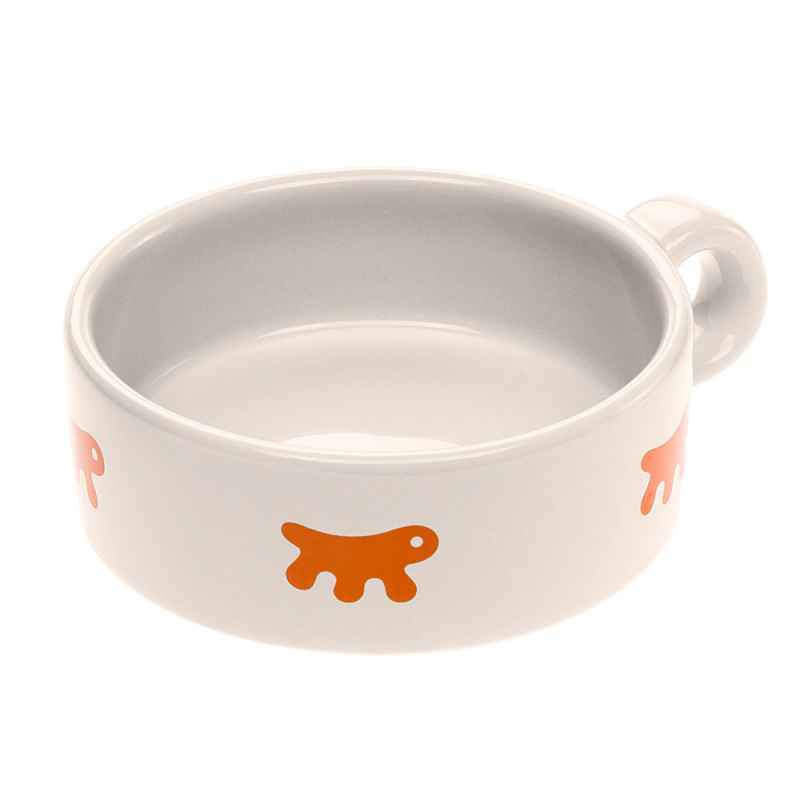 Ferplast (Ферпласт) Cup - Миска керамическая с ручкой для кошек и собак мелких пород (300 мл) в E-ZOO