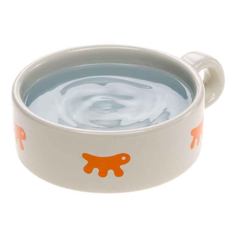 Ferplast (Ферпласт) Cup - Миска керамическая с ручкой для кошек и собак мелких пород (300 мл) в E-ZOO