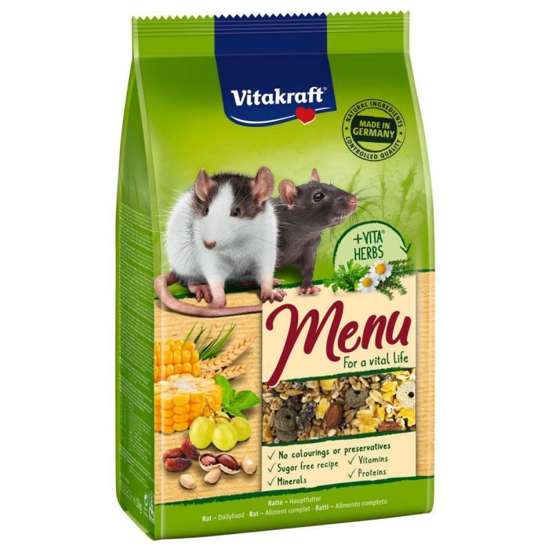 Vitakraft (Витакрафт) Premium Menu Vital - Корм премиальный для крыс (800 г) в E-ZOO