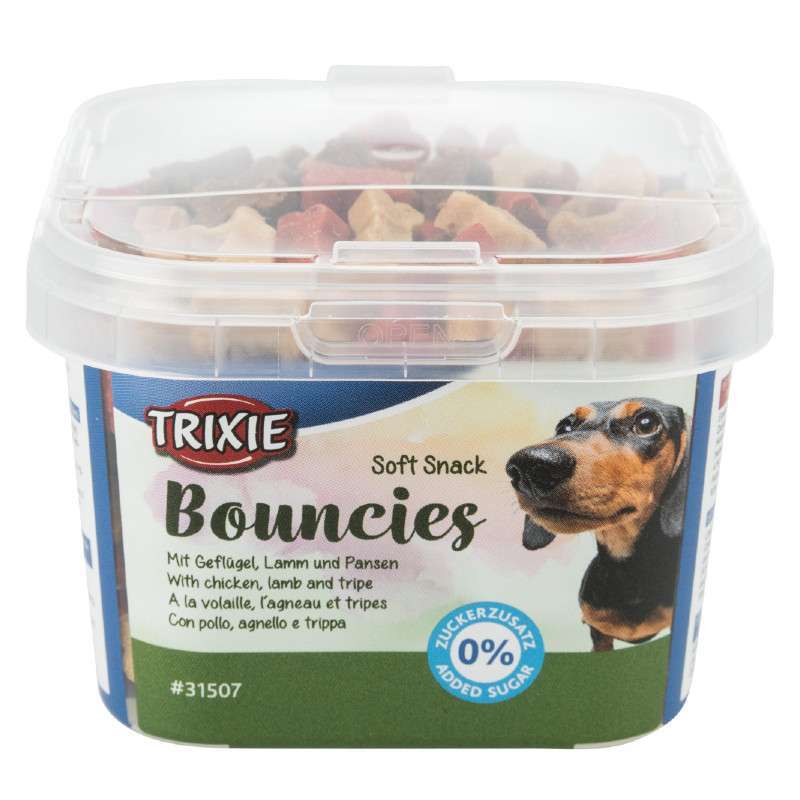 Trixie (Трикси) Soft Snack Bouncies - Лакомство для собак со вкусом птицы и ягненка (140 г) в E-ZOO