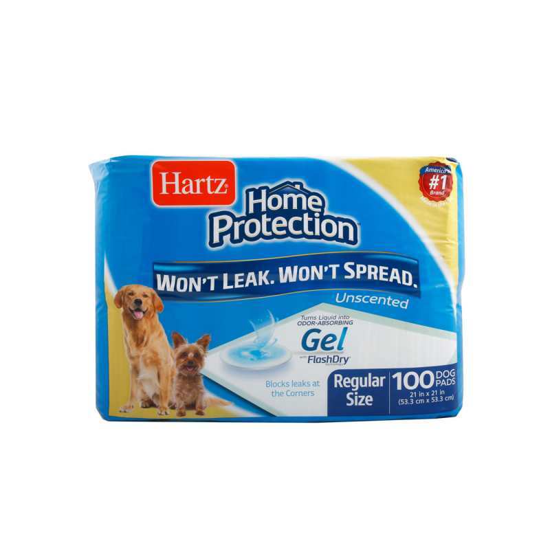 Hartz (Хартц) Home Protection Training Pads - Абсорбирующие пеленки для собак (53х53 см / 50 шт.) в E-ZOO