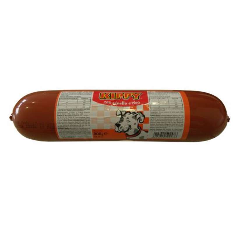 Kippy (Кіппі) Sausages Adult Dog Lamb Rice - Вологий корм з ягнятиною і рисом для дорослих собак усіх порід (ковбаса) (800 г) в E-ZOO