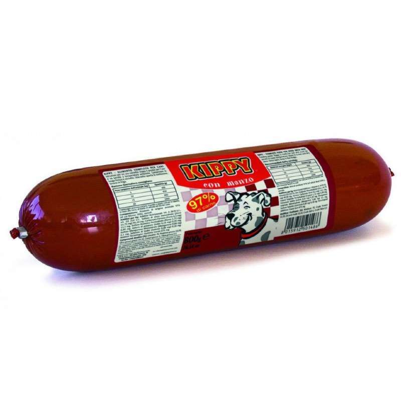 Kippy (Кіппі) Sausages Adult Dog Beef - Вологий корм з яловичиною для дорослих собак усіх порід (ковбаса) (800 г) в E-ZOO