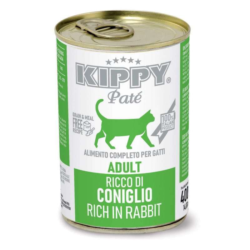 Kippy (Киппи) Pate Cat Adult Rabbit - Влажный корм с крольчатиной для взрослых кошек всех пород (паштет) (400 г) в E-ZOO