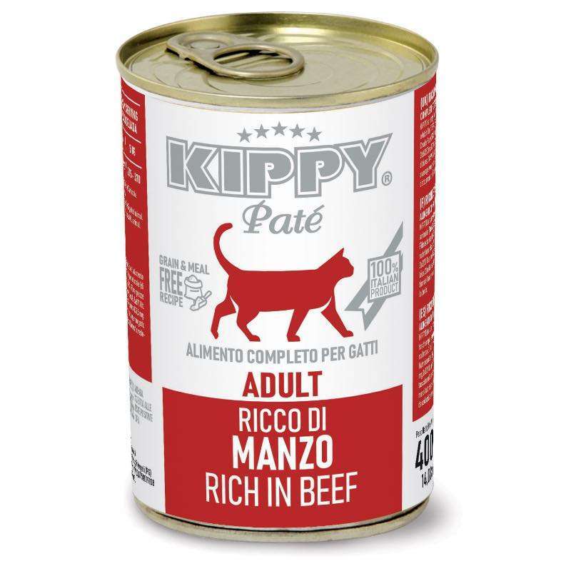 Kippy (Киппи) Pate Cat Adult Beef - Влажный корм с говядиной для взрослых кошек всех пород (паштет) (400 г) в E-ZOO