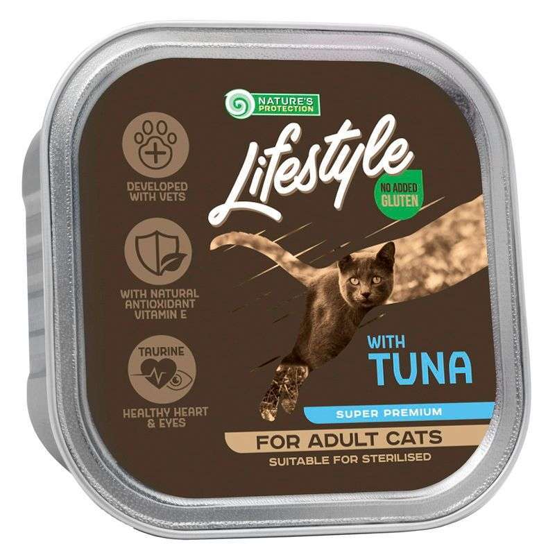 Nature's Protection (Нейчерес Протекшн) Lifestyle Adult Sterilized Tuna - Влажный корм с тунцом для взрослых стерилизованных котов (85 г) в E-ZOO