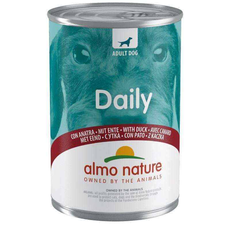 Almo Nature (Альмо Натюр) Daily Dog Adult Duck - Повнораціонний консервований корм з качкою для дорослих собак всіх порід (400 г) в E-ZOO