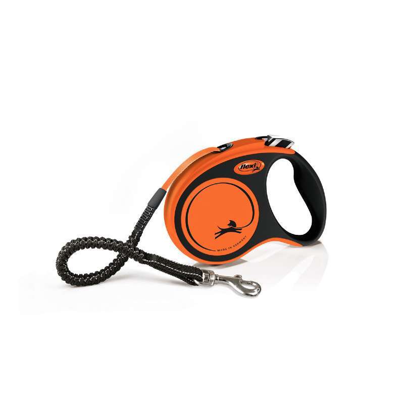 Flexi (Флексі) Extrem Tape Medium - Повідець-рулетка з амортизатором Екстремальна міцність для собак, стрічка (5 м) (S) в E-ZOO